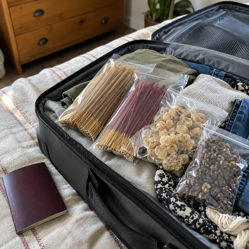 Illustrative photo for Can I Bring Incense and Raw Resins Back Through Customs?
