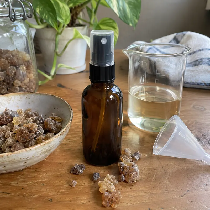 Illustrative photo for Liquid Incense: Creating Aromatic Room Sprays from Resins